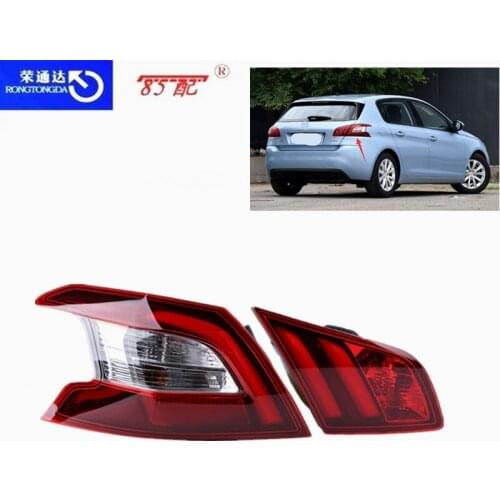 Inner and outer tail lights 9807644680 9807644780 9807644480 9807644580 Taillight For Peugeot 308S