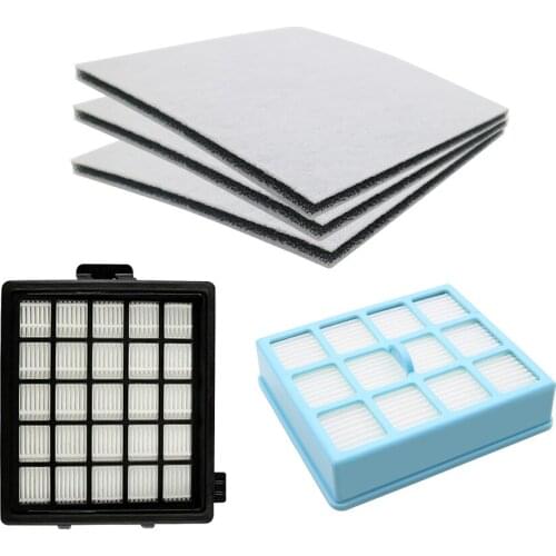 High Quality 2pcs Hepa Filter & 3pcs Motor Cotton Filter For Philips FC8134 FC8135 FC8136 FC8142 FC8146 FC8148 FC8140 FC8144