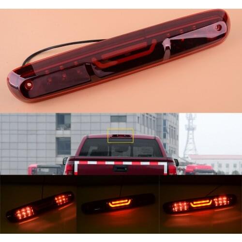 02HLA4524ABK 02HLA4524ARD Rear High Level LED Third 3rd Brake Stop Light Cargo Lamp Fit for Chevrolet Silverado GMC Sierra