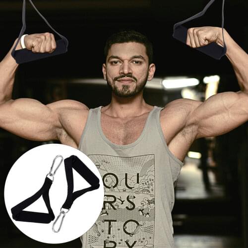 1 Set of Fitness Handles Pull Exercise Rings Workout Training Handles