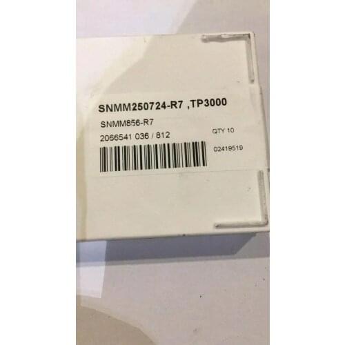10PCS CARBIDE INSERT SNMM250724-R7，TP3000