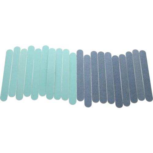 20 Pcs/Set 13.5*1.6cm Cheap Professional Fingernail Sanding Wood Nail File Sandpaper Manicure Tips Nail Art Beauty Kit Tool