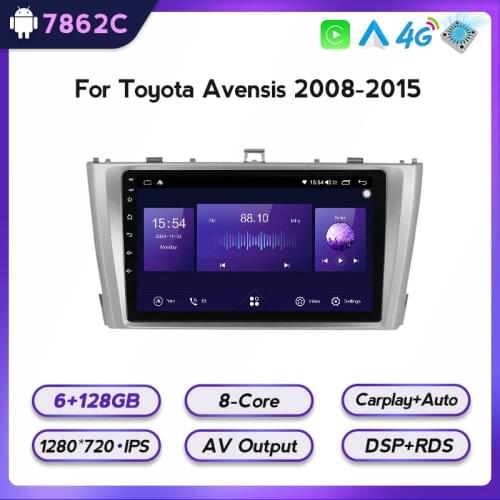Android 10.0 arrival!Mekede Car Multimedia Player autoradio for Toyota T27 Avensis 2009-2014 with DSP carplay wifi BT gps radio