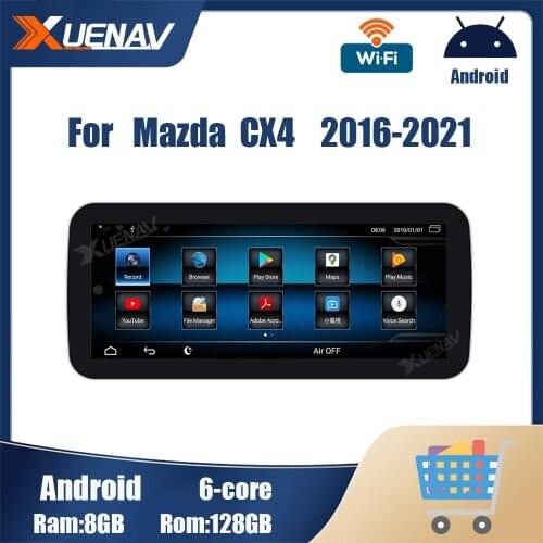 Android Car Radio for mazda CX-4 2016 2017 2018 2019 2020 2021 DVD Multimedia Player Auto Audio Tape Recorder 2din
