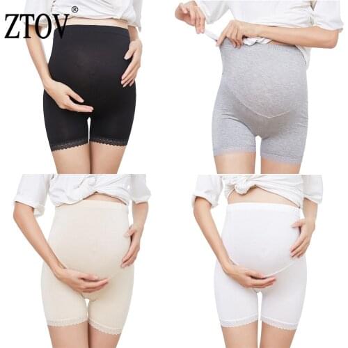 Pregnant women belly lift leggings safety pants boxer shorts anti-wear thighs anti-empty four-corner safety pants