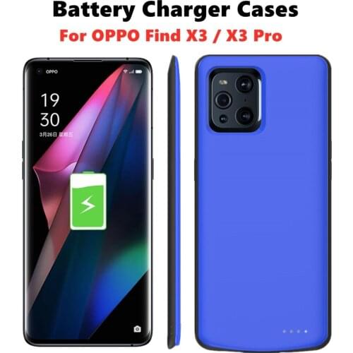 Battery charger Case for POOP Find X3 Pro Battery Case Portable smart Charging Cover for OPPO Find X3 Power Bank back cover