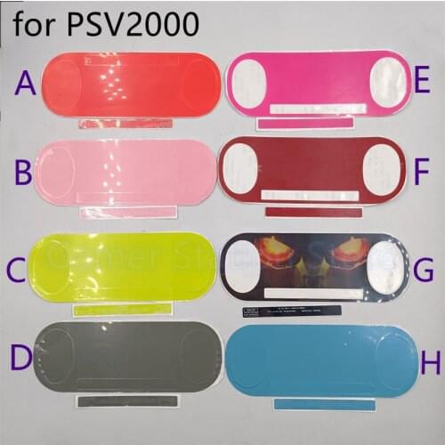 Color sticker Label For ps vita 2000 console For PSV 2000 host back shell cover back faceplate Label for PSV2000 replacement