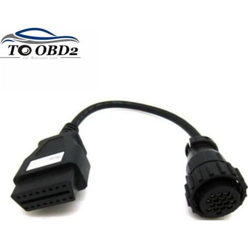 OBDII Truck Diagnostic Adapter For Scania 16Pin For Truck Sets For Scania 16 Pin to OBD2 16 Pin Female free shipping