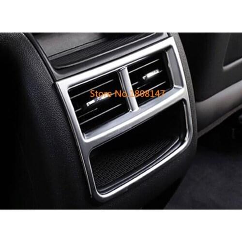 For Cadillac XT5 2017 2018 2019 Car Styling Inner Armrest Storage Trim Seat Rear Back Air Conditioning Outlet Vent Frame 1pcs