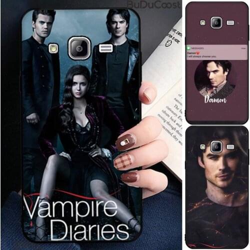 The Vampire Diaries Stefan Damon Salvatore Phone Case For Samsung Galaxy J7 J6 J8 J4 J4Plus J7 DUO 2018 J7NEO J7Core J2 J5 J7