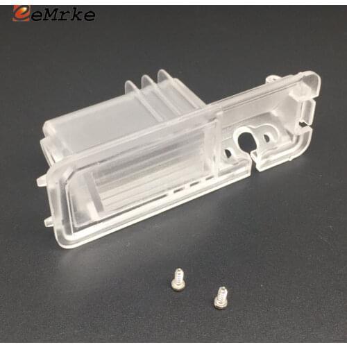 EEMRKE Car Rear View Camera Bracket License Plate Lights Housing Mount for Seat Leon / Leon Cupra / Toledo 2013 2014 2015 2016