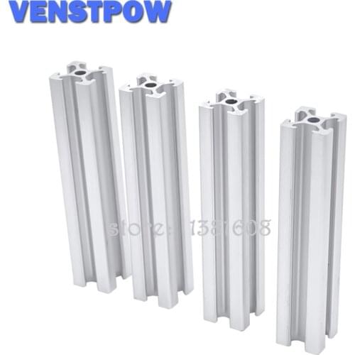 4pcs/lot 2020 Aluminum Profile Extrusion 600mm to 800mm Length Linear Rail 650mm 700mm 750mm for DIY 3D Printer Workbench CNC