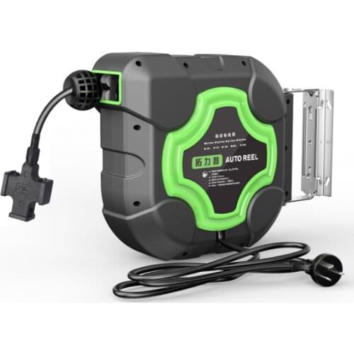 Electric drum reel, automatic retractable pipe reel, 2-core 3-core multi-strand copper core pipe reel