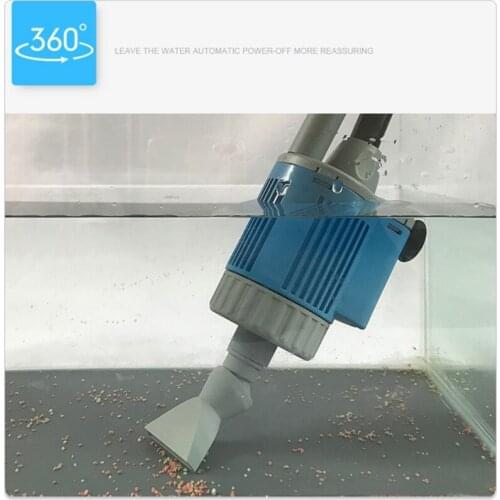 20/28W Electric Aquarium Water Changer Gravel Fish Tank Cleaner Filter Pump GXMA