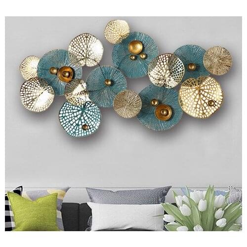 French Simple Three-dimensional Wall Decoration Wall Hanging Retro Nordic Wrought Iron Wall Decoration Living Room Pendant