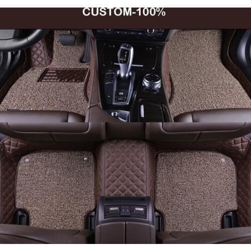 HLFNTF Double Custom car floor mats For Haval All Models H1 H2 H3 H4 H6 H7 H5 H8 H9 M6 H2S H6coupe 5Dcar styling