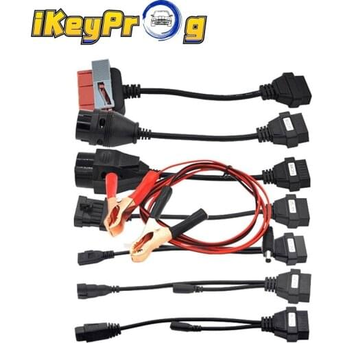Best Price Full Set 8 Cables Auto Car Diagnostic Connector Adapter For TCS PLUS Pro 8 Car Cable OBD2 Full set 8pcs Car Cables