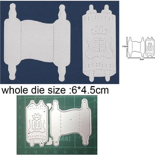 Hanukkah Book Scroll metal cutting dies Embossing dies Scrapbooking dies card paper craft knife mould blade punch stencils dies