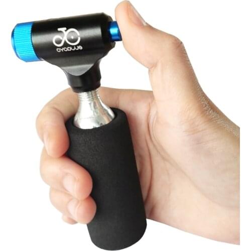 Mini CO2 Bicycle Tyre Pump Bike Tire Air Inflator Ciclismo Bomba Bicicleta Schrader Presta Valves Cycling Accessories