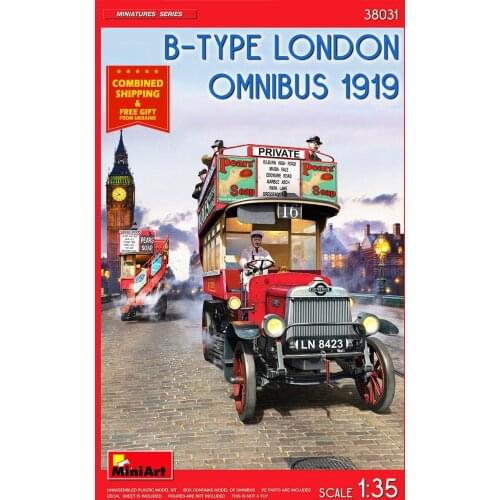 MiniArt 38031 1/35 Scale "B-Type London Omnibus (1919)" Model Kit