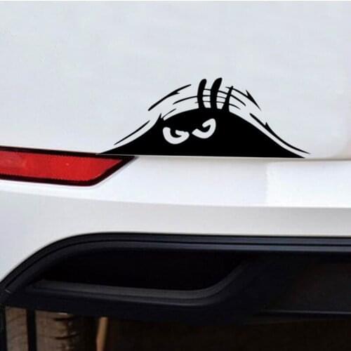 Car Sticker Funny 3D Monster Big Eyes Car Decal And Sticker Peeking Stickers Auto Decoration Products For Car Accessories