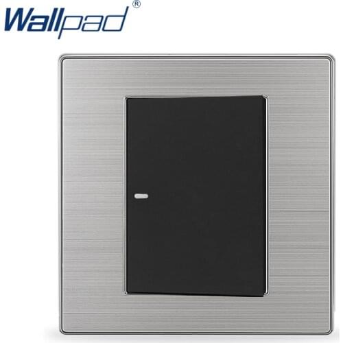 2019 Hot Sale 1 Gang Reset Momentary Contact Wallpad Luxury Light Switch Push Button Wall Switches