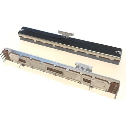 2pcs 12.8CM 128MM For Behringer X32 mixer B10K DOUBLE mixer potentiometer 4+4 8 feet 13MMT Sliding Potentiometer