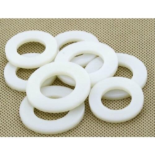 M10 washer 10x16x1 mm Nylon washer,Black white plastic screw bolt spacer ring,fastener pads,flat washer grommet,Din125 gasket