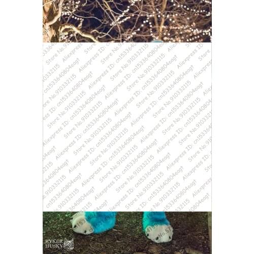 Customized Available REAL PHOTO KJ006 full sets husky dog Suit fursuit CAT wolf Costume fox Party Carnival Gift