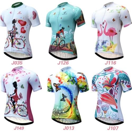Cycling Jersey Women Short Sleeve Racing Sport MTB Bike Jersey Breathable Summer Cycling Shirt Pro Team Bicycle Clothing Maillot