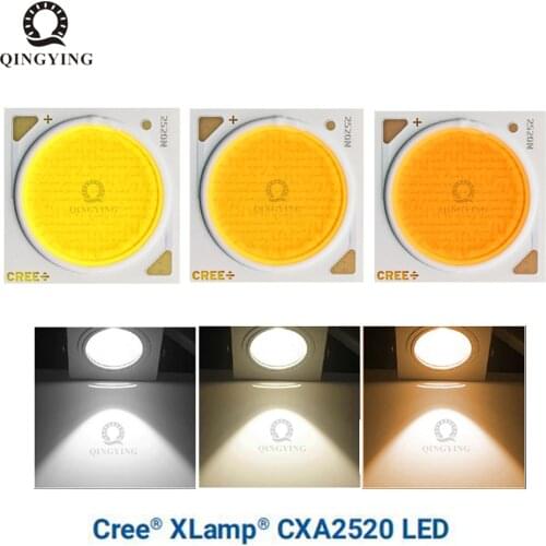 1-5pcs Original CREE CXA2520 COB Led Emitter Lamp Light CXA 2520 36V 2700K 3000K 4000K 5000K Warm White/White Color Light Source