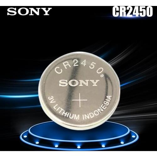 1PCS 100% Original Sony CR2450 CR 2450 3V Lithium Batteries DL2450 BR2450 LM2450 For Watch Car Key Remote Control Button Cell