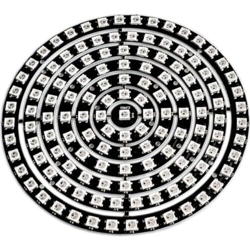 133 bit 133X WS2812 5050 RGB LED Ring Lamp Light with Integrated Drivers