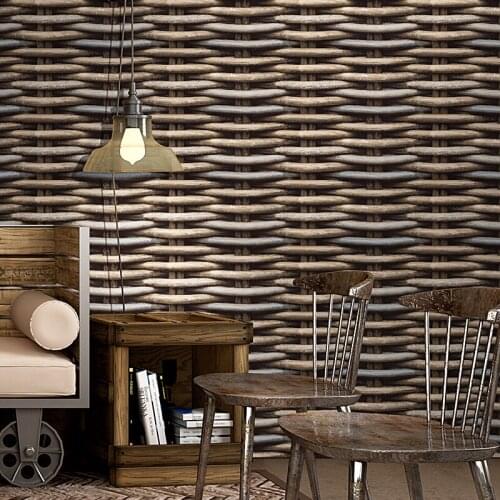 3d Wallpapers For Wall Straw Wall Papers Home Decor Vintage Wallpaper Roll 3d Stereoscopic Vinyl Wallpaper Mural Papier Peint