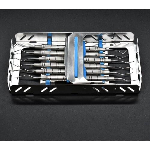 6pcs Dental Calculus Scaler Scraper Teeth Stains Remove Tool Dentist Scraper Tartar Remover Instrument Dental Lab Equipment