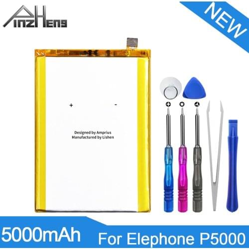 PINZHENG 5000mAh Phone Battery For Elephone P5000 Battery Replacement High Quality Back Up Bateria For Elephone P5000 Batteries