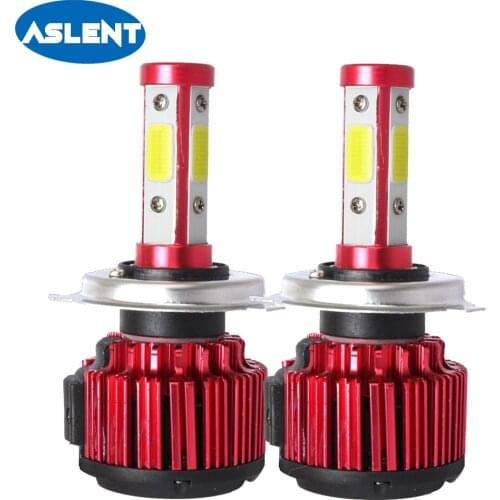 Aslent H7 H4 H11 H8 H13 9005 9006 9007 9012 5202 LED Car Headlight Bulbs 100W 10000LM/pair 6500K Auto Headlamp light 12V 24V