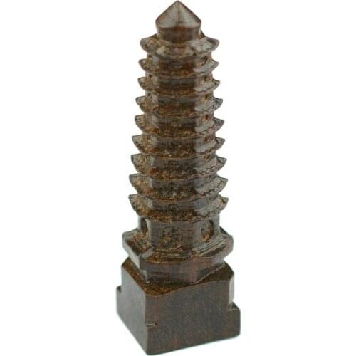 Black sandal wood china tower model home decoration free shipping