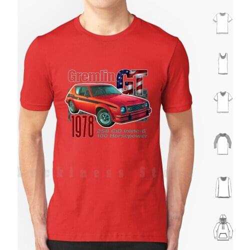 Amc Gremlin Gt Shirt-Defunct Auto Maker And Classic Car T Shirt Print 100% Cotton New Cool Tee Ugly Car Packard United