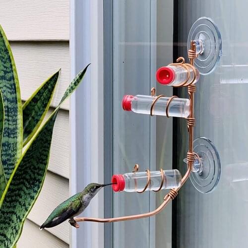 Bird Feeder Bird Feeding Tool Suction-cup Hummingbird Feeder Creative Bird Feeder Suction Cup Bird Feeder