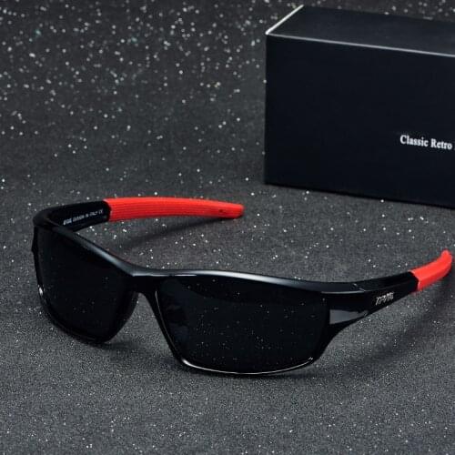 2019 New Brand Design Polarized Sunglasses Men Sports Style Fashion black sun glasses Square Goggles Male driving glasses UV400