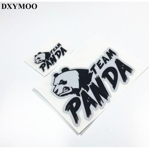 PANDA TEAM Car Stickers HF Hellalfush Motorcycle Decals Auto Exterior Accessory