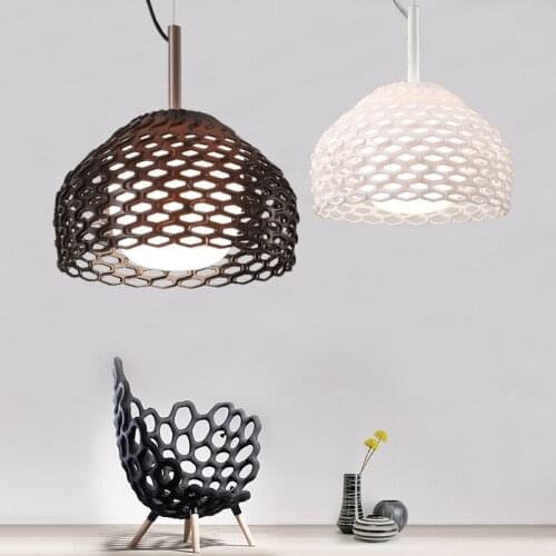 Nordic Designer Honeycomb Resin Pendant Light Post Modern Bedroom Living Room Lighting Dining Room Decor Hanging Lamps Luminaria