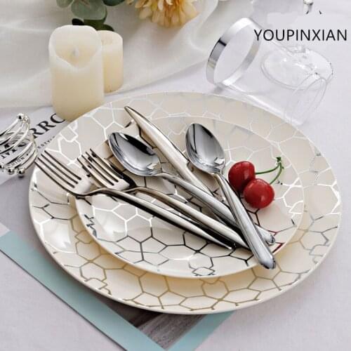New 10PCS Disposable Plastic Tableware Food Grade Material Strip Western Food Wedding Party Cold Dishes