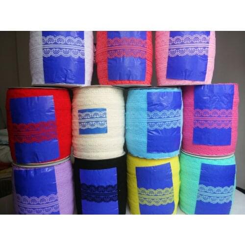 New! 200 yards of beautiful lace ribbon, 4.5 cm wide, DIY jewelry clothing / flowers and other accessories
