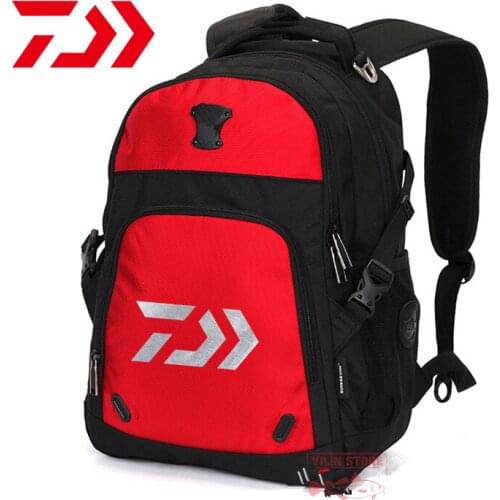 DAIWA 2021 New Men Fishing Bag Outdoor Waterproof Breathable Sports Backpacks Mountaineering Large-capacity Travel Fishing Bag