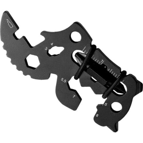 Outdoor Portable Rhinoceros Shape EDC Multi-Tool Screwdriver Wrench Kit Multifunction Bottle Opener Camping Gadget