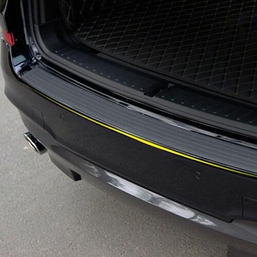 Universal Car Rear Bumper Sill/Protector Plate Rubber Cover Guard Trim Pad for EMGRAND EC7 EC7-RV EC8