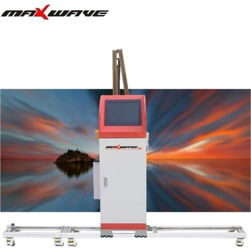 Vertical Kids 3D Wall Art Printer Machine Price CMYKW Digital Color Wall Printing Machine Price