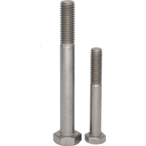 M6*30 M6x30 M6*35 M6x35 M6*40 M6x40 M6*45 M6x45 304 Stainless Steel DIN931 Partial Half Thread External Hex Hexagon Head Screw